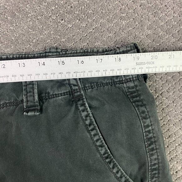 Vtg American Eagle Classic Length Cargo Shorts Mens 38 Black Gray Heavyweight - Picture 9 of 13